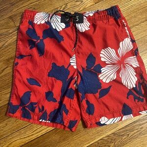 Floral Print Náutica Swim Trunks